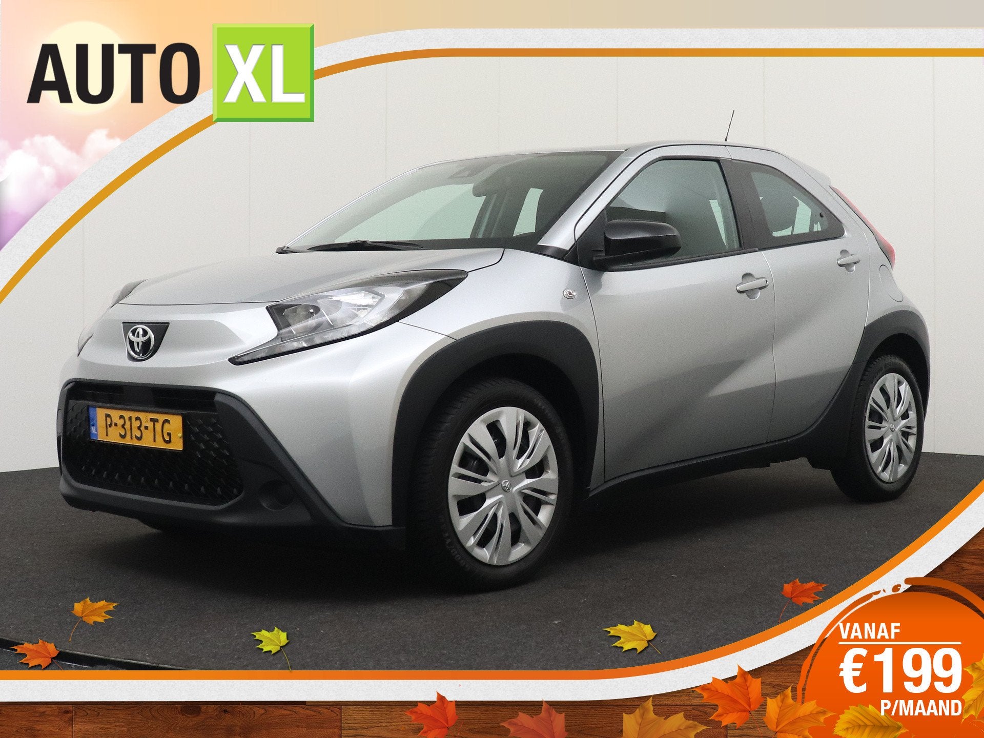 Toyota Aygo X 1.0 VVT-i MT Play Adapt. Cruise Carplay Camera, Dealer onderhouden, Stof, Gebruikt, 920 kg