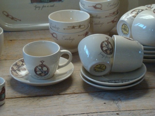 Servies, Jet (by Ter Steege), GOING FOR A SAIL, z.g.a.n., Huis en Inrichting, Keuken | Servies, Overige typen, Ophalen of Verzenden