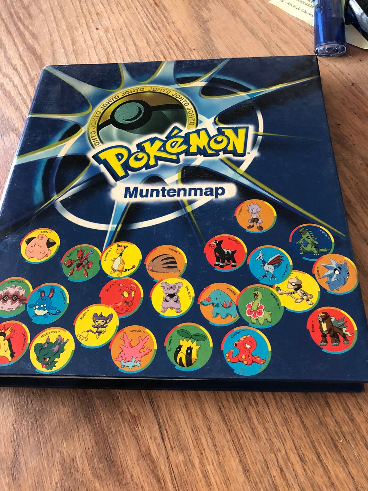 Pokemon muntenmap compleet, Ophalen of Verzenden, Gebruikt, Meerdere kaarten