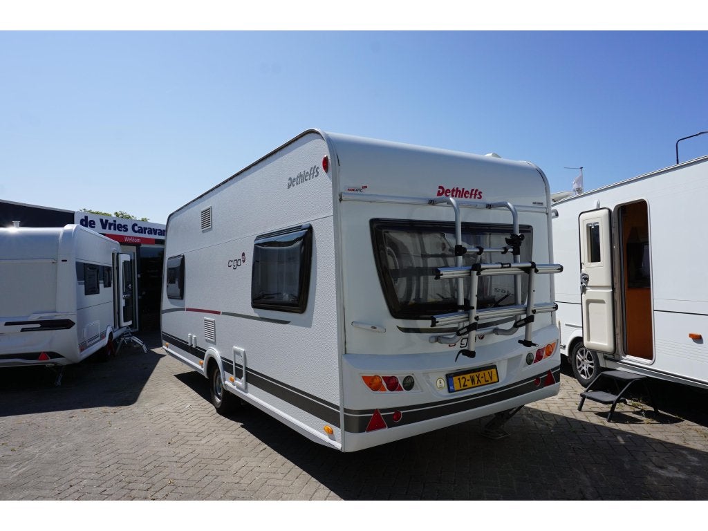 Dethleffs C'Go UP 525 KR mover,airco,voortent, Caravans en Kamperen, Schokbreker, Bedrijf, Treinzit, Meer dan 6