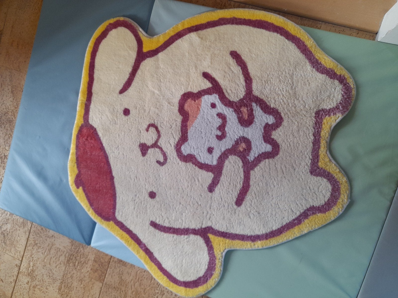 Sanrio Kleedjes: Pompompurin & Pochacco Matten, Ophalen, 50 tot 100 cm, Blauw, 50 tot 100 cm