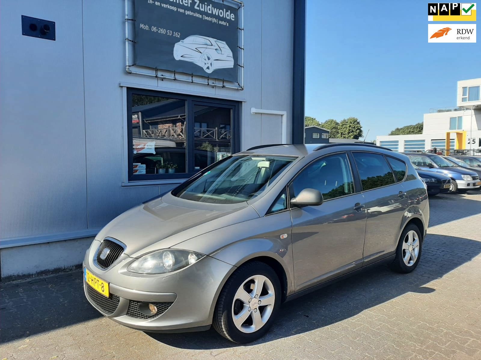 Seat Altea XL 1.6 Hattrick airco cruise lmv, Auto's, Gebruikt, Zwart, 4 cilinders, Altea XL