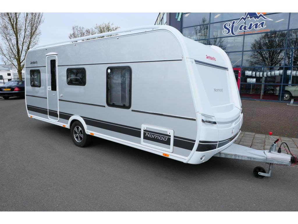 Dethleffs Nomad 530 DR zeer ruim met airco, Caravans en Kamperen, Caravans, Rondzit, Dethleffs, 5 tot 6 meter, Overige typen