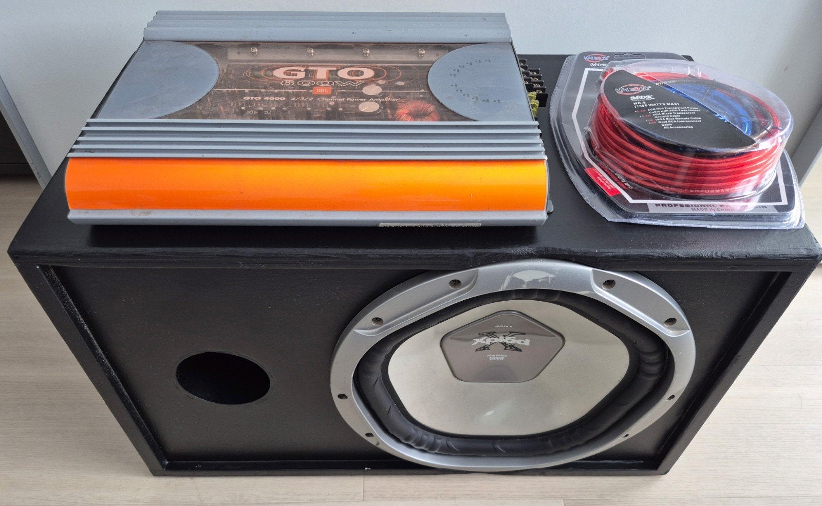 Subwoofer met versterker, Ophalen, Gebruikt