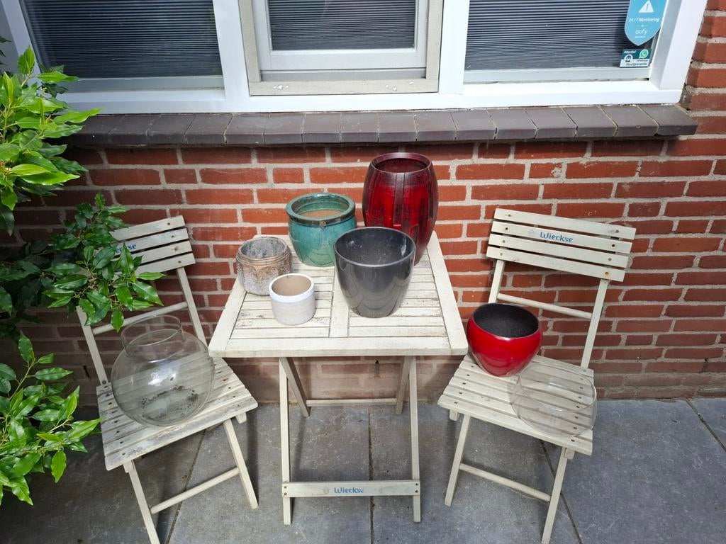 Bloempotten GRATIS, Ophalen, Gebruikt, 2 zitplaatsen
