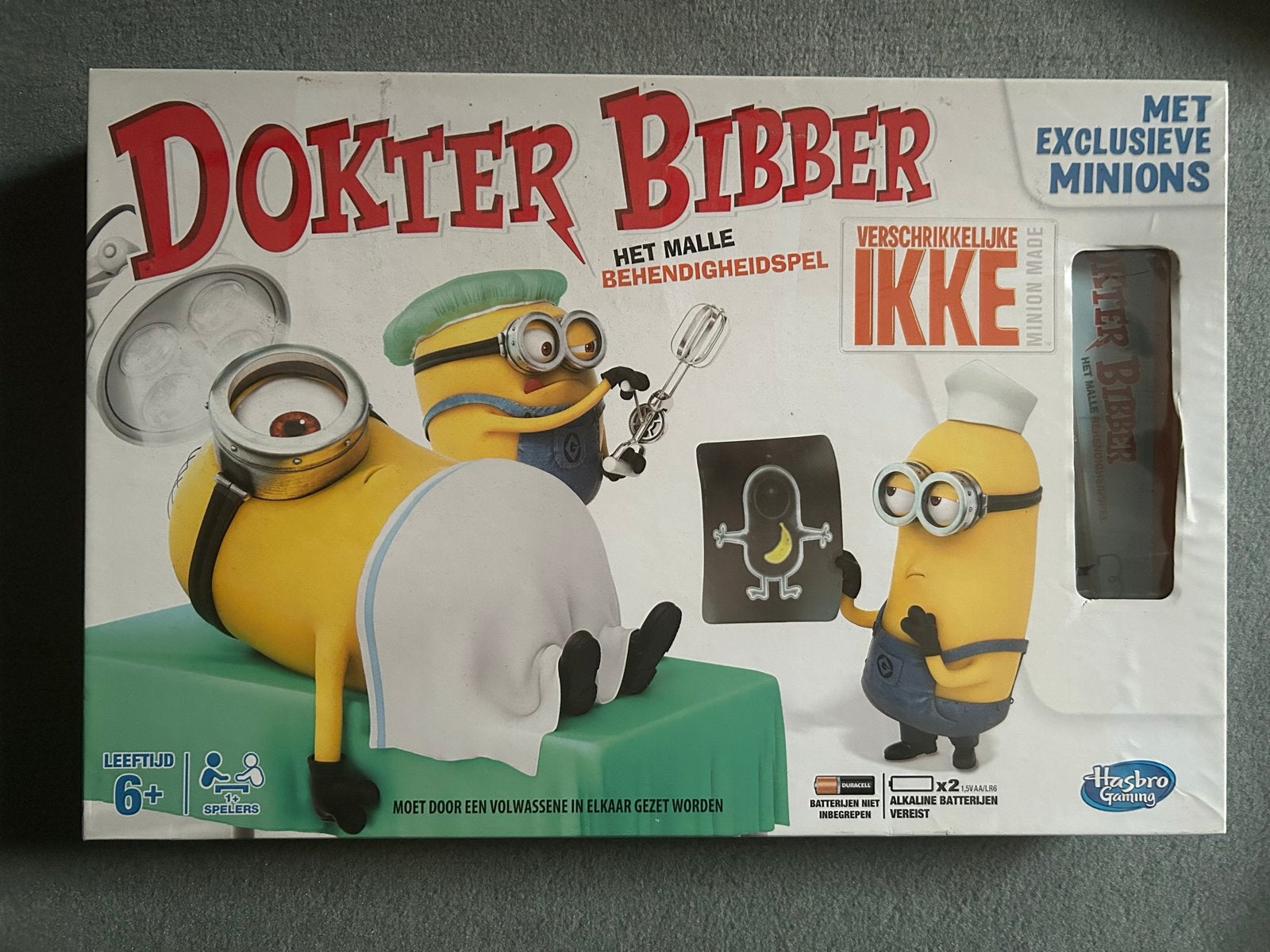 Dokter Bibber: Het Malle Behendigheidsspel - Minions Editie, Een of twee spelers, Ophalen of Verzenden, Zo goed als nieuw