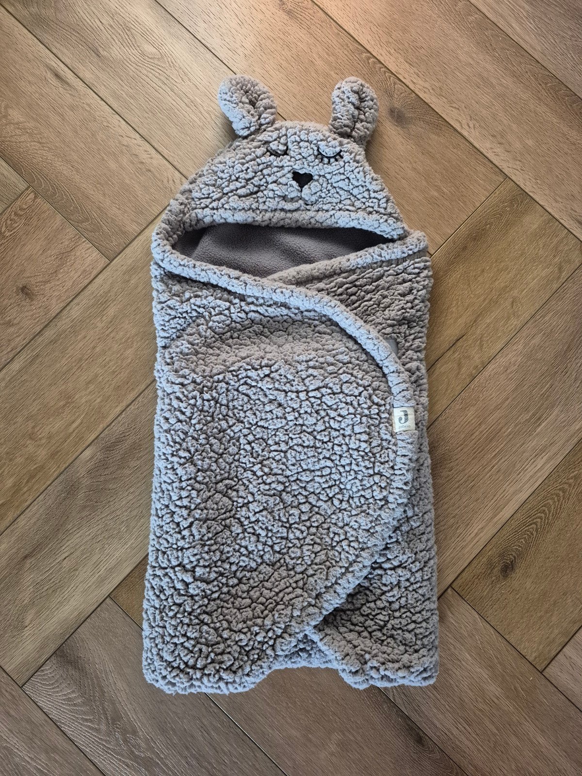 Jollein Wikkeldeken Bunny - Grijs, Jollein, Ophalen of Verzenden, Zo goed als nieuw, Grijs