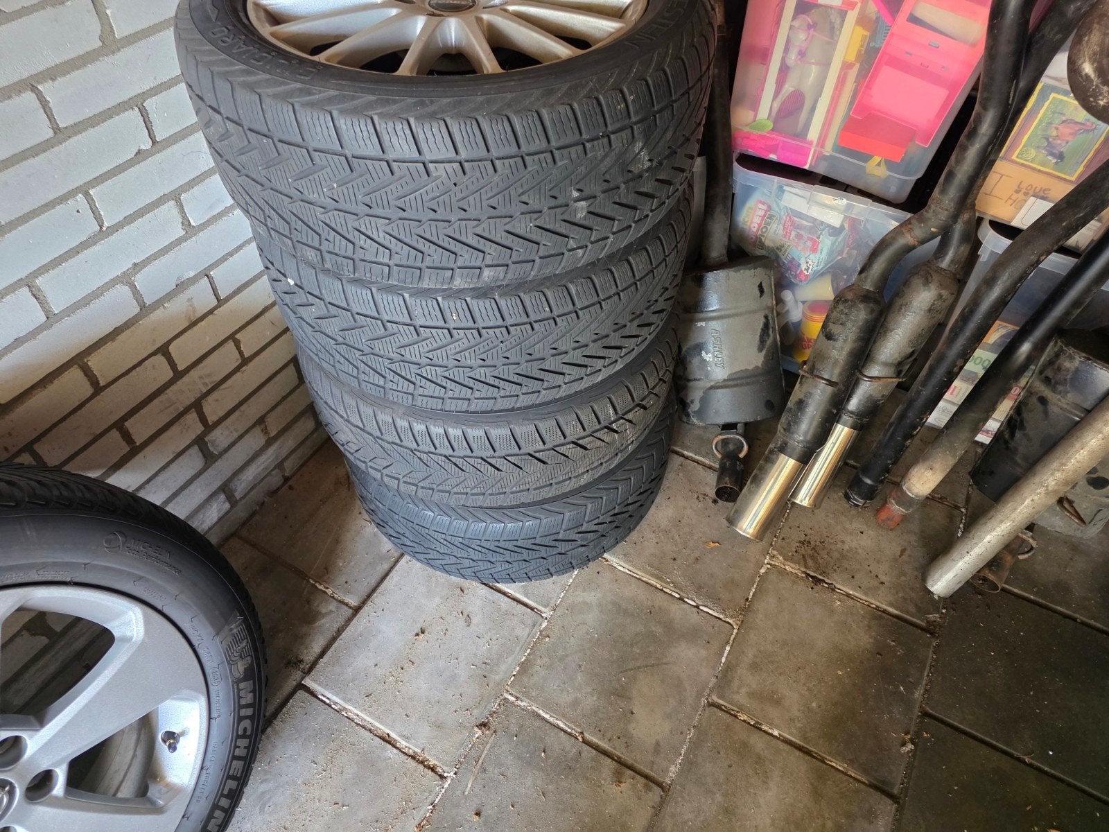 Winterbanden op lichtmetaal voor Opel Insignia A, Auto-onderdelen, Ophalen, Gebruikt, Banden en Velgen, Winterbanden