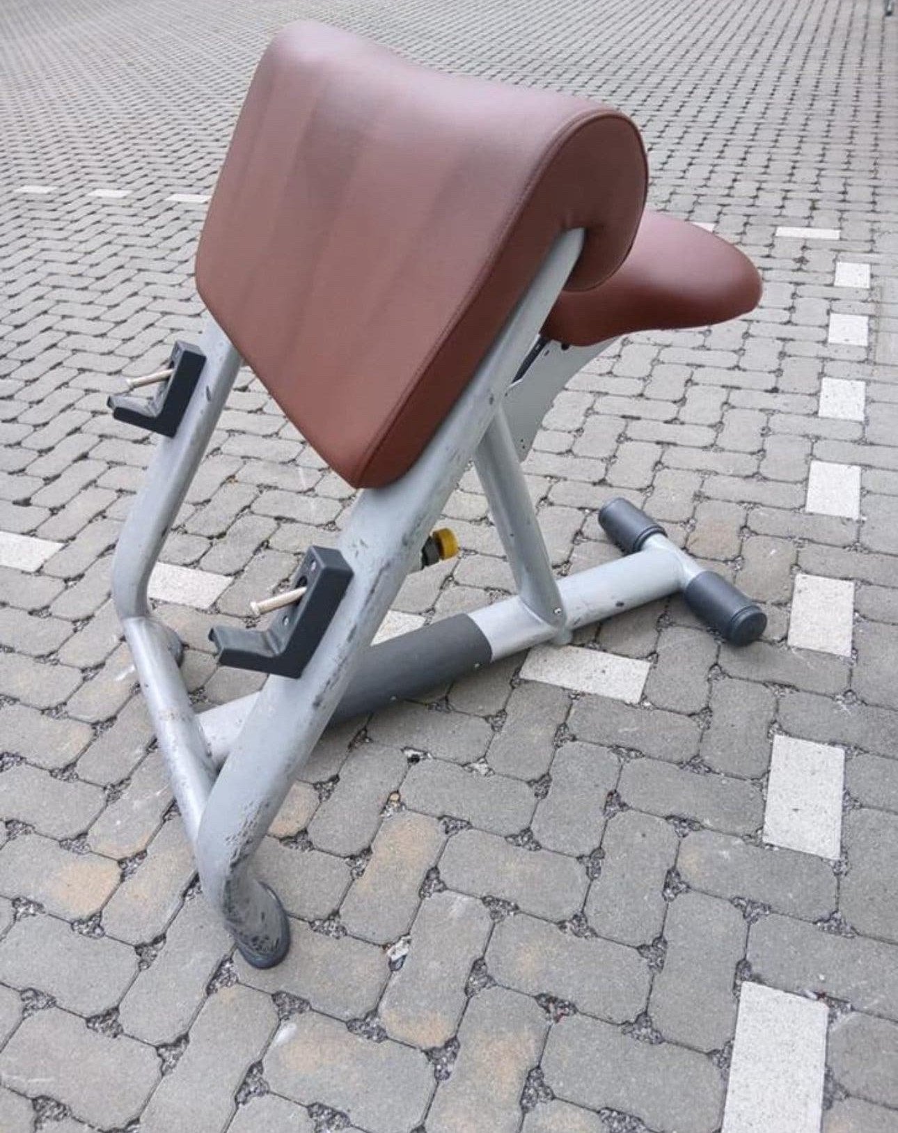 Technogym Selection Scott curl bankje, Ophalen, Zo goed als nieuw, Armen, Overige typen