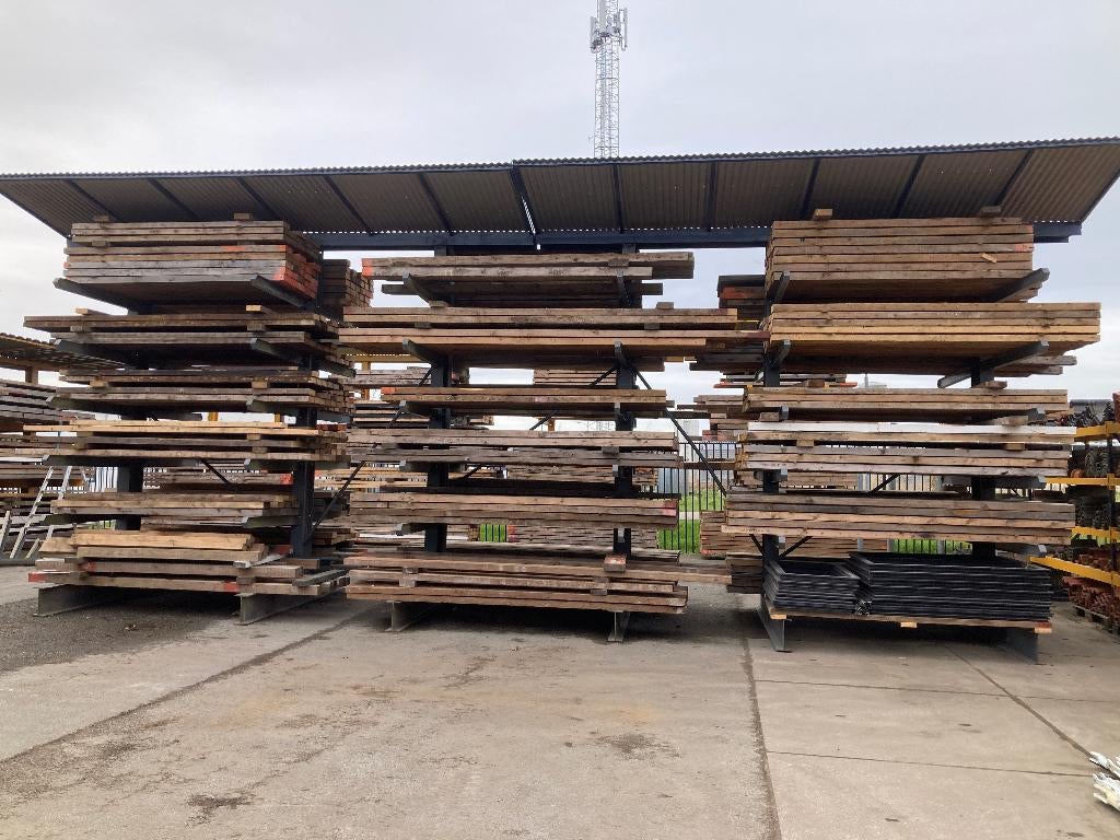 houtenbalken, Gebruikt, Minder dan 25 mm, Ophalen of Verzenden, 300 cm of meer
