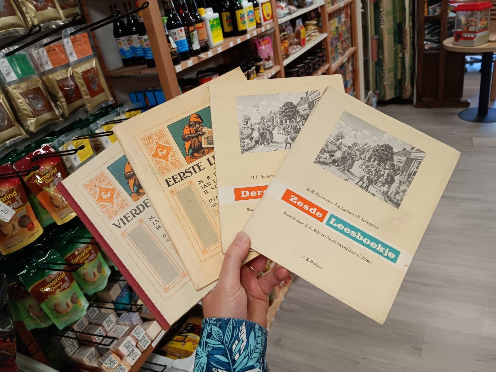 Oude Zesde Leesboekje en andere schoolboeken, Gelezen, Niet van toepassing, Ophalen of Verzenden, M.B. Hangenen-Jan Lighart; H. Scheepstra