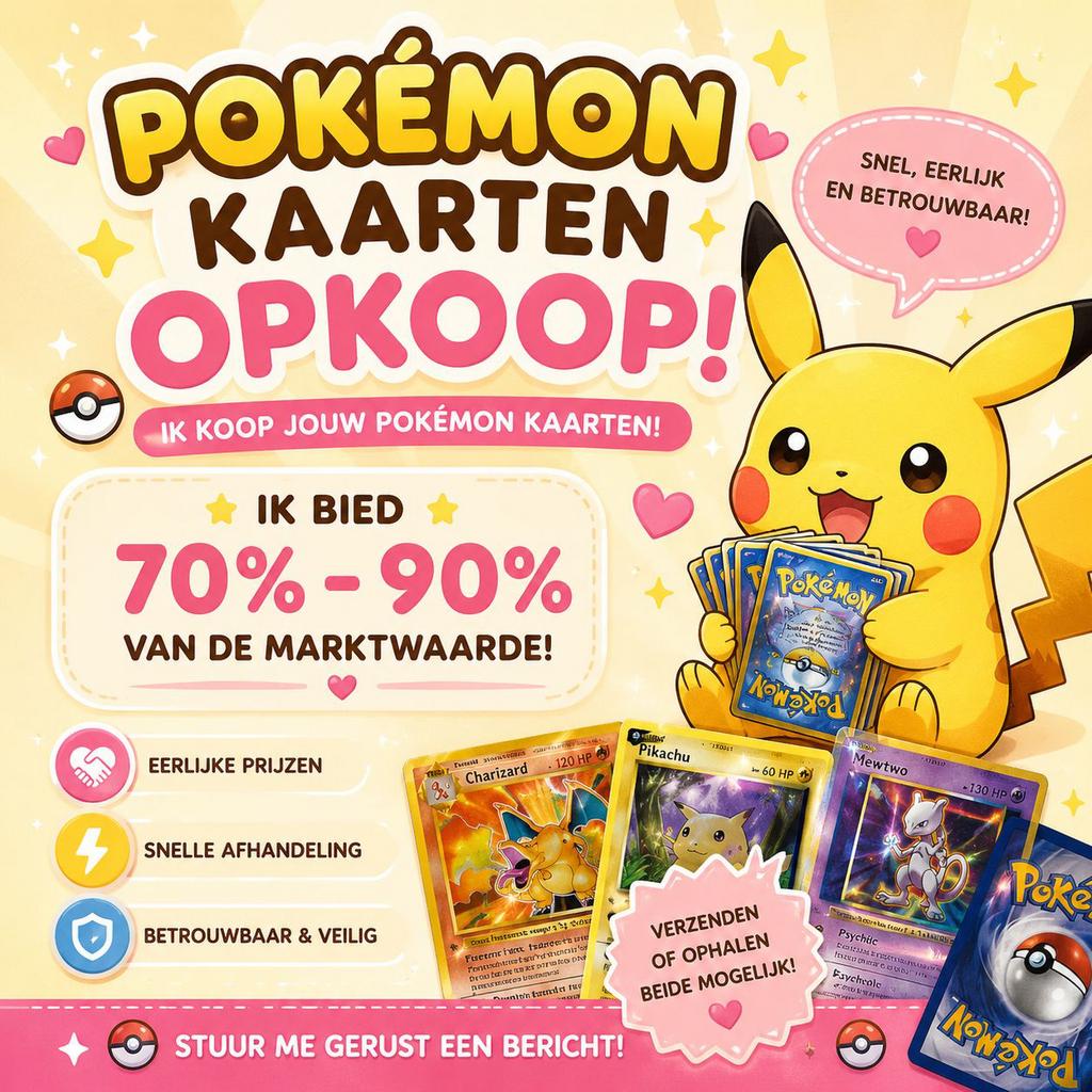 GEZOCHT: POKÉMON, Ophalen of Verzenden, Zo goed als nieuw