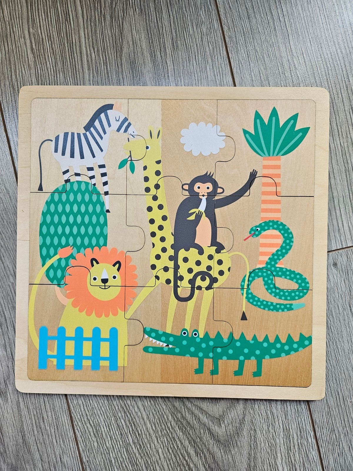 Houten HEMA puzzel, Kinderen en Baby's, Ophalen, Zo goed als nieuw, Van hout, Minder dan 10 stukjes