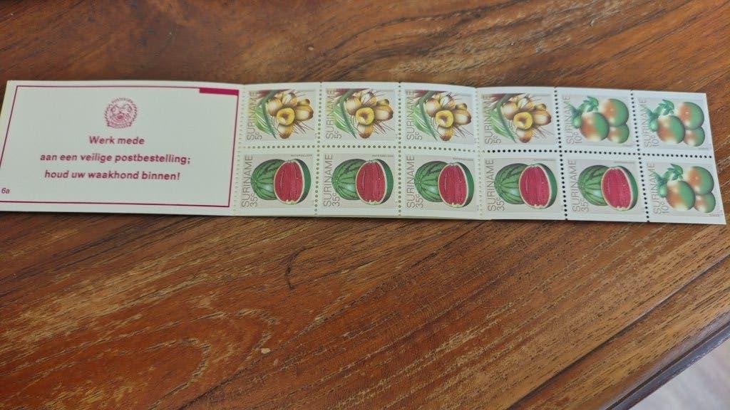Postzegelboekje Suriname, Ophalen of Verzenden, Postfris