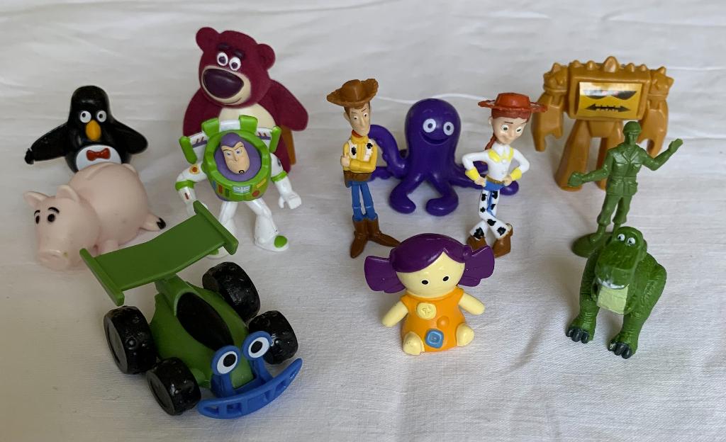 Toy story 10 figuurtjes - Albert Heijn collectie, Ophalen, Overige figuren, Zo goed als nieuw, Beeldje of Figuurtje