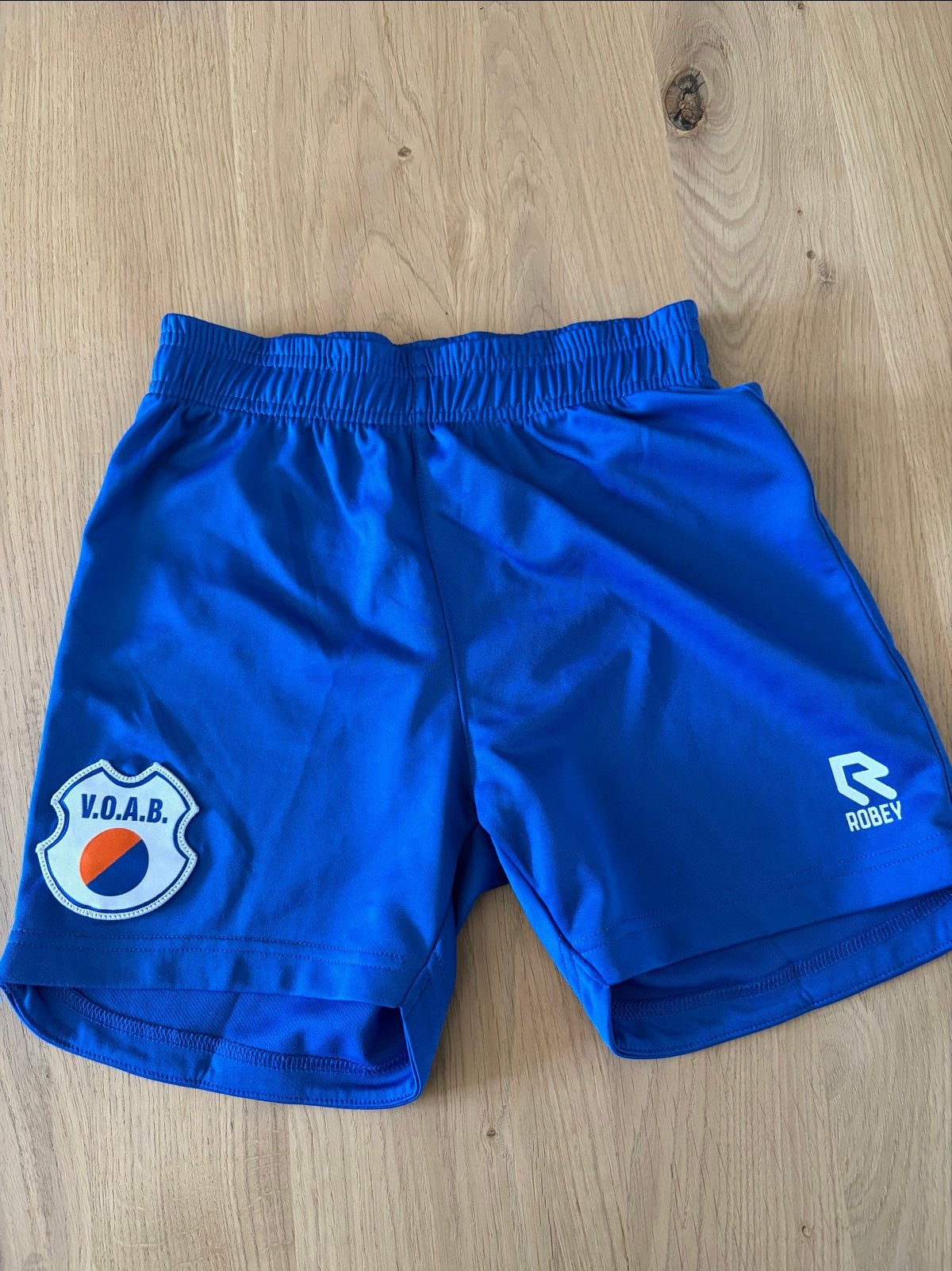 Robey V.O.A.B. Voetbalbroekje Maat 152 Blauw, Ophalen of Verzenden, Zo goed als nieuw, Jongen of Meisje