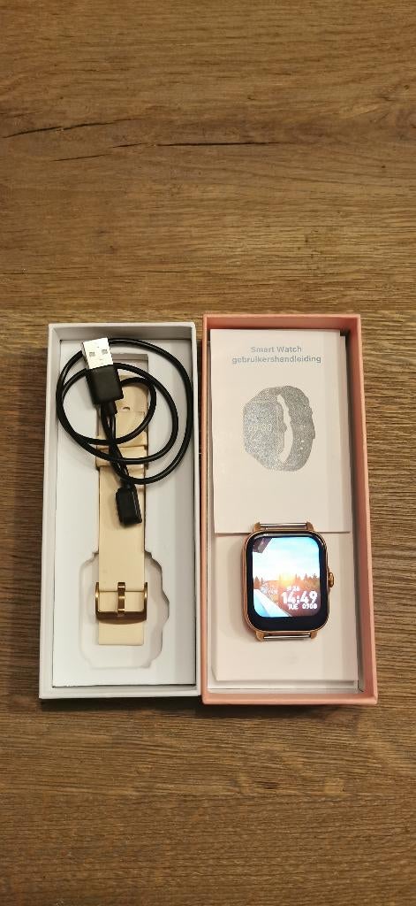 FANCE Smartwatch Champagne Gold, Ophalen of Verzenden, Roze, Android