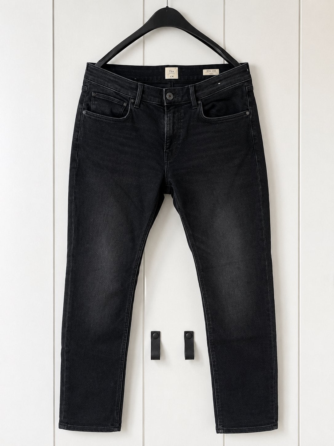 C&A Slim Jeans - Flex Jog Denim - Zwart, Verzenden, Nieuw, Zwart, Overige jeansmaten
