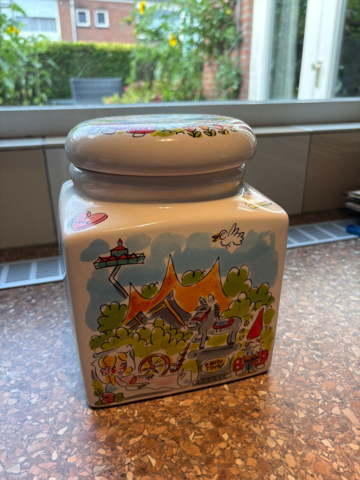Blond amsterdam voorraad pot, Ophalen