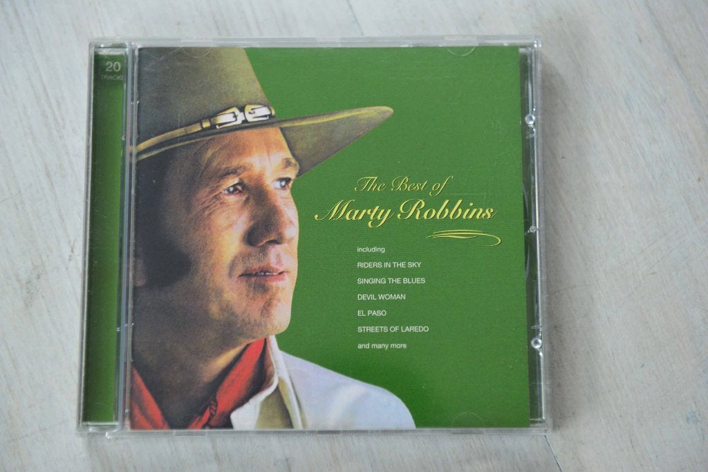 MARTY ROBBINS = The Best Of 20 geweldige nummers, Verzenden, Inclusief doosje, Zo goed als nieuw, Verzamelalbum