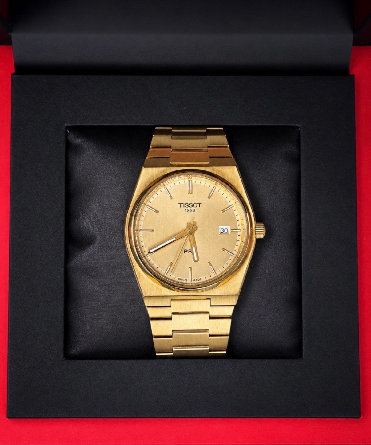 Tissot PRX Goudkleurig, Overige merken, Staal, Gebruikt, Staal