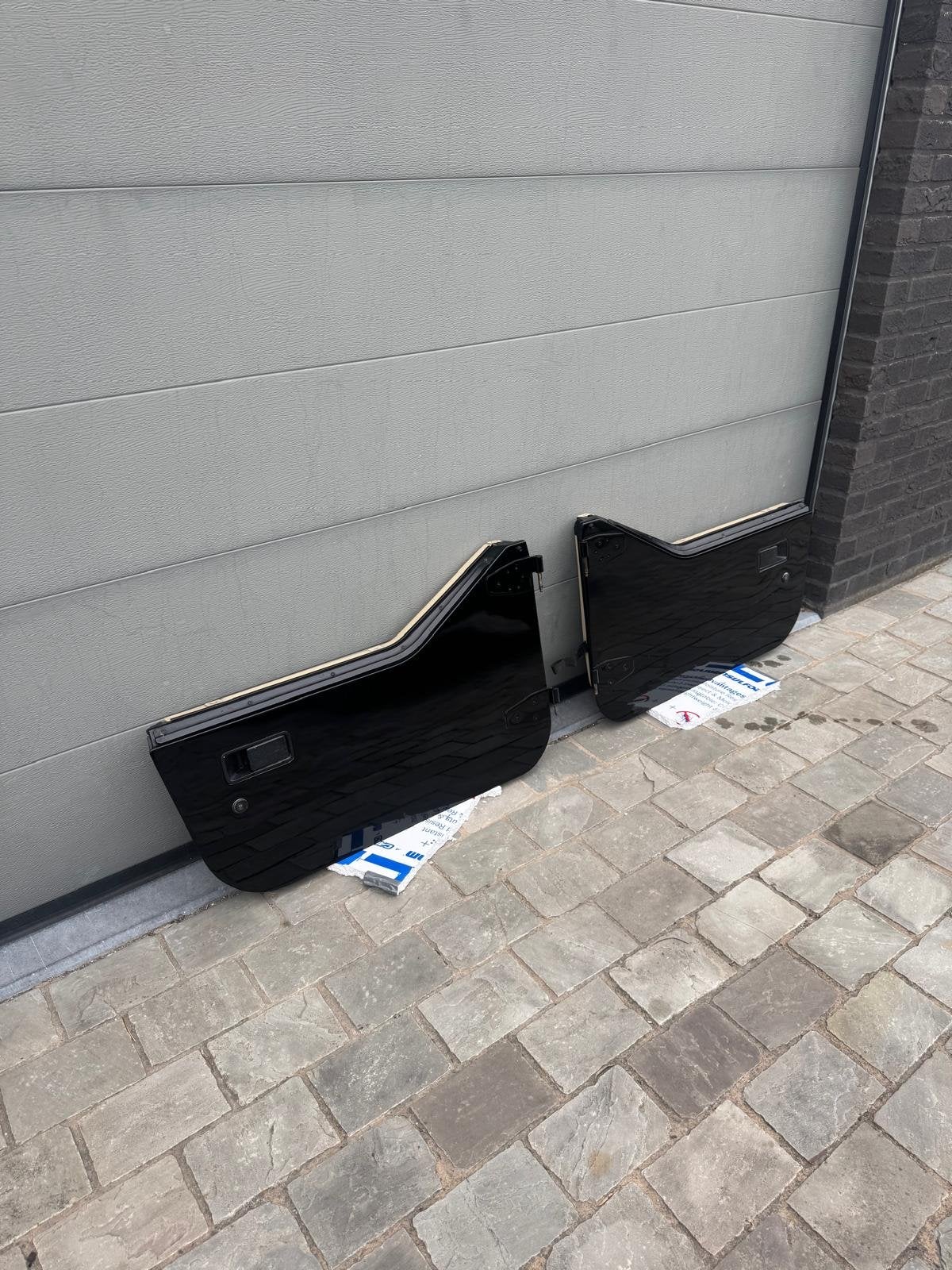 Jeep Wrangler YJ Halve Deuren - Zwart met Beige Interieur, Auto-onderdelen, Interieur en Bekleding, Ophalen, Gebruikt, Jeep