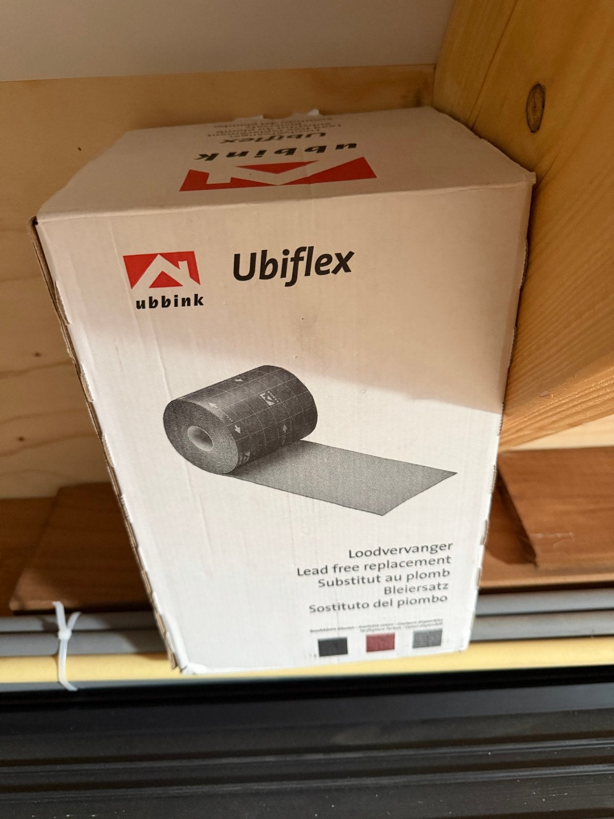 Ubiflex Loodvervanger 30cm breed - Volle rol 6m1, Overige materialen, Zwart, Overige typen, Nieuw
