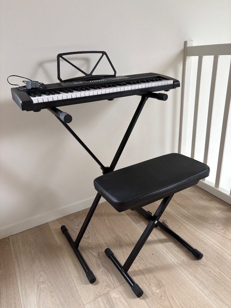 Keyboard Max KB4 incl. kruk, Muziek en Instrumenten, Keyboards, Overige aantallen, Zo goed als nieuw, Met standaard, Ophalen