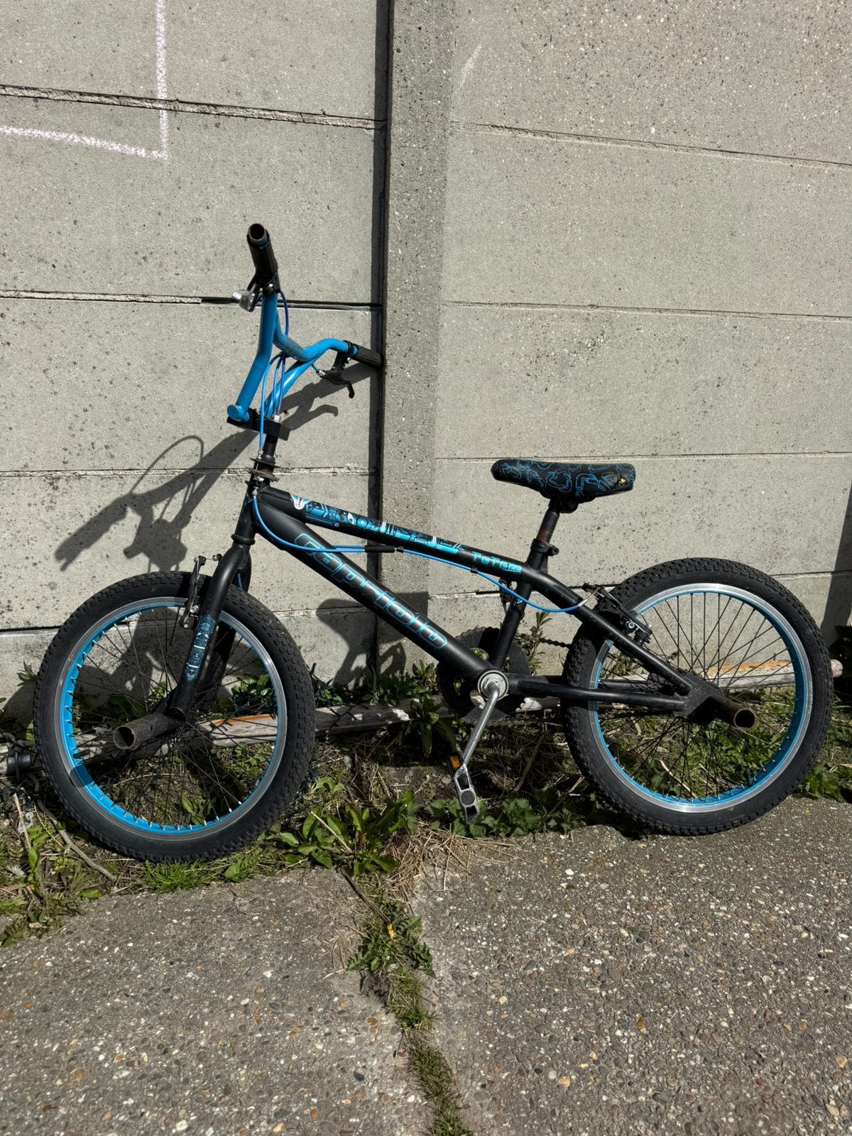 cross fiets blauw, Ophalen of Verzenden, Gebruikt, Staal, Minder dan 16 inch