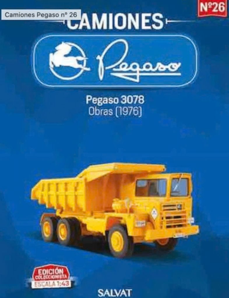 Pegaso 3078 1976 schaal 1/43 serie PEGASO # 26, Verzenden, Nieuw, Bus of Vrachtwagen, Overige merken