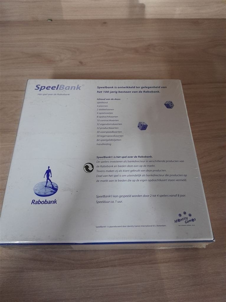 speelbank - het spel over de rabobank - s4995, Verzenden, Zo goed als nieuw