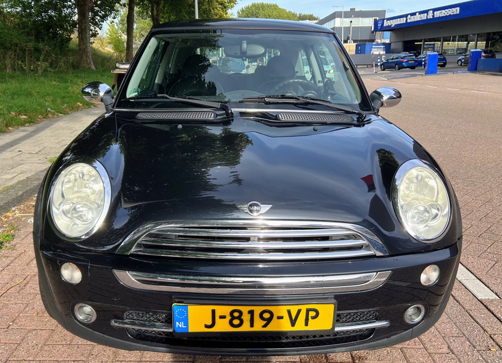 MINI One 1.6 Park Lane | 160.105 km | Nieuwe APK tot okt 27, Auto's, Bluetooth, Dealer onderhouden, Zwart, 4 stoelen
