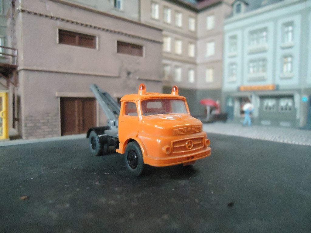 Mercedes Benz LS 1513 Rundhauber - Wiking Takelwagen, Ophalen of Verzenden, Nieuw, Bus of Vrachtwagen, Wiking