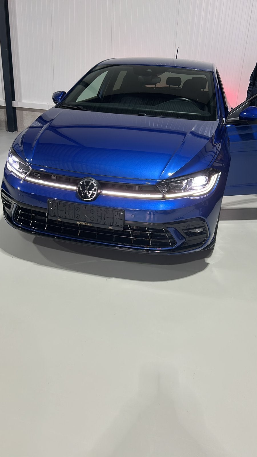 Volkswagen Polo 1.0 TSI 2x R LINE 110pk Dsg-7 2023 Blauw, Auto's, Blauw, 3 cilinders, 1100 kg, Polo