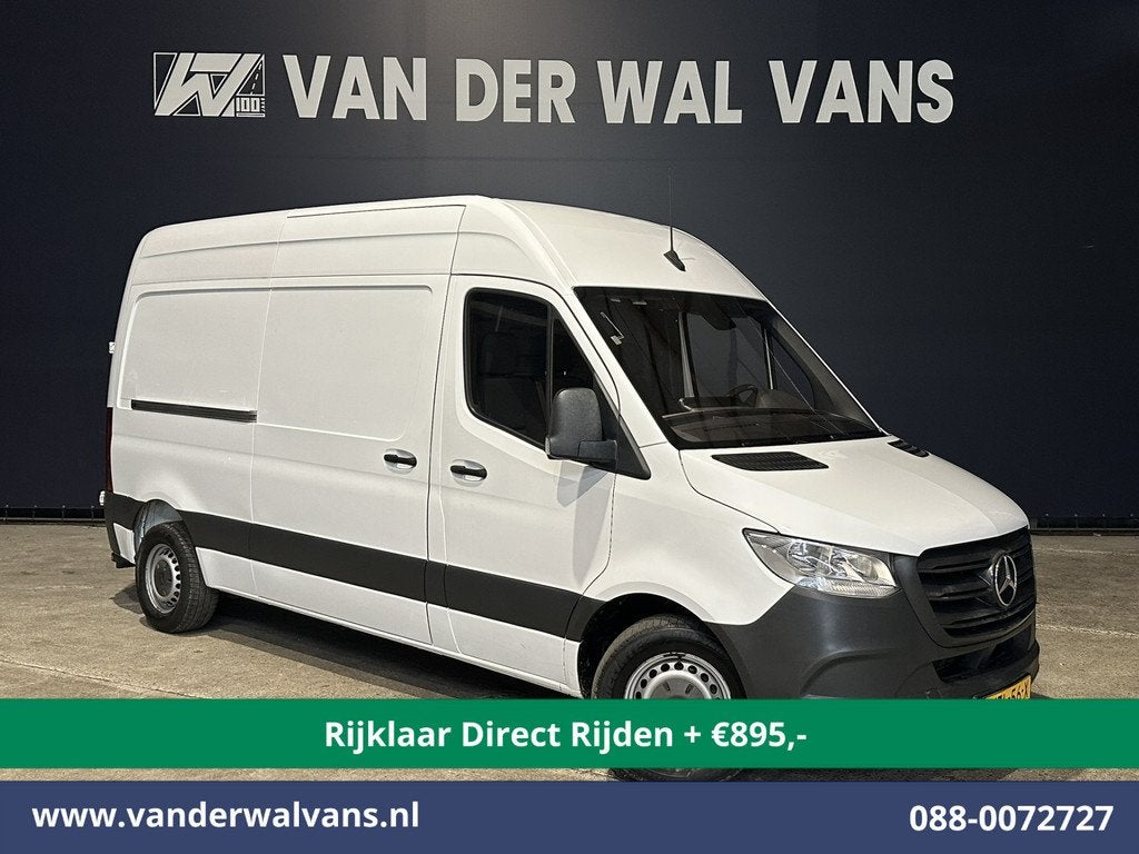 Mercedes-Benz Sprinter 314 CDI 143pk L2H2 Euro6 *Rijklaar Di, Stof, Wit, Mercedes-Benz, Bedrijf