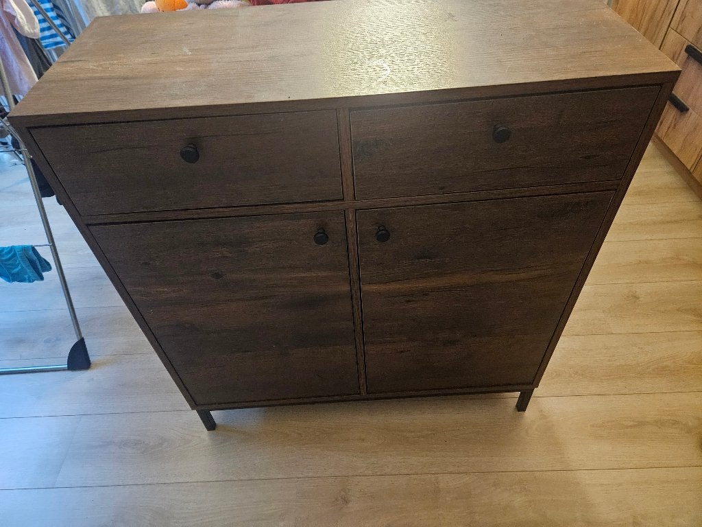 Mooie stevige kast, Ophalen, 100 tot 150 cm, Met lade(s), Zo goed als nieuw