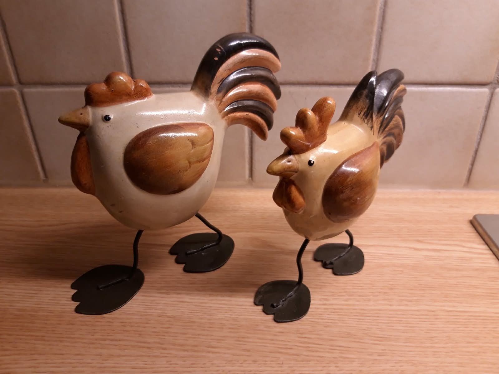 2 leuke decoratie kippen, Ophalen of Verzenden, Zo goed als nieuw