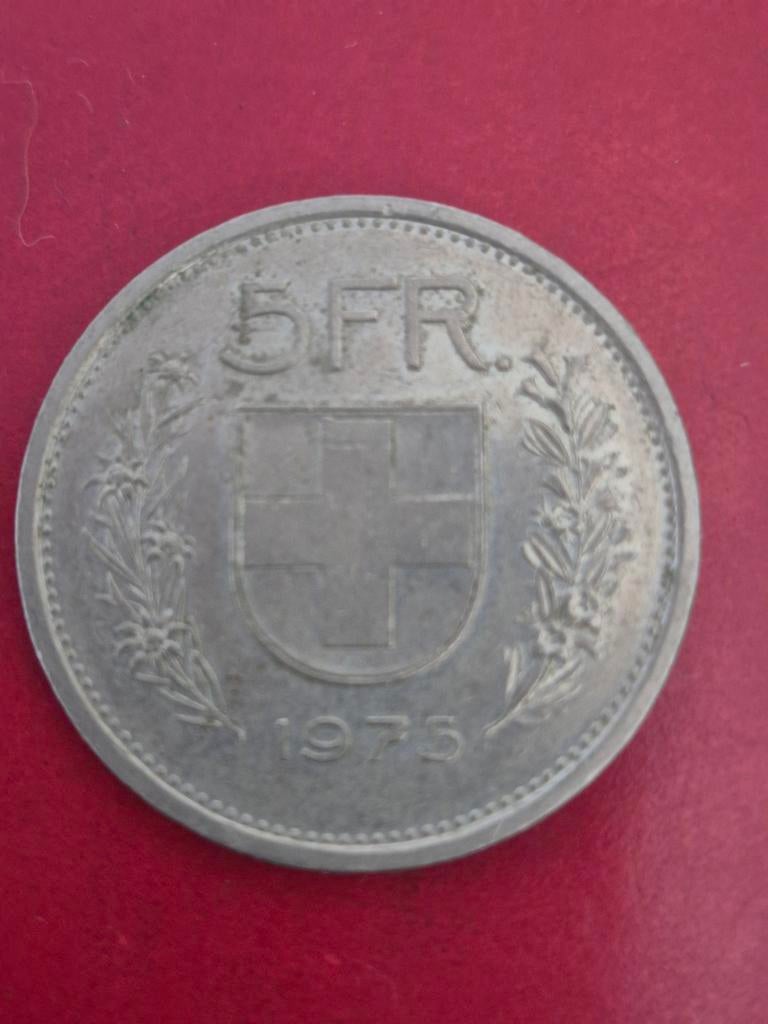 Zwitserse 5 Franken munt 1973, Ophalen of Verzenden, Overige landen, Losse munt