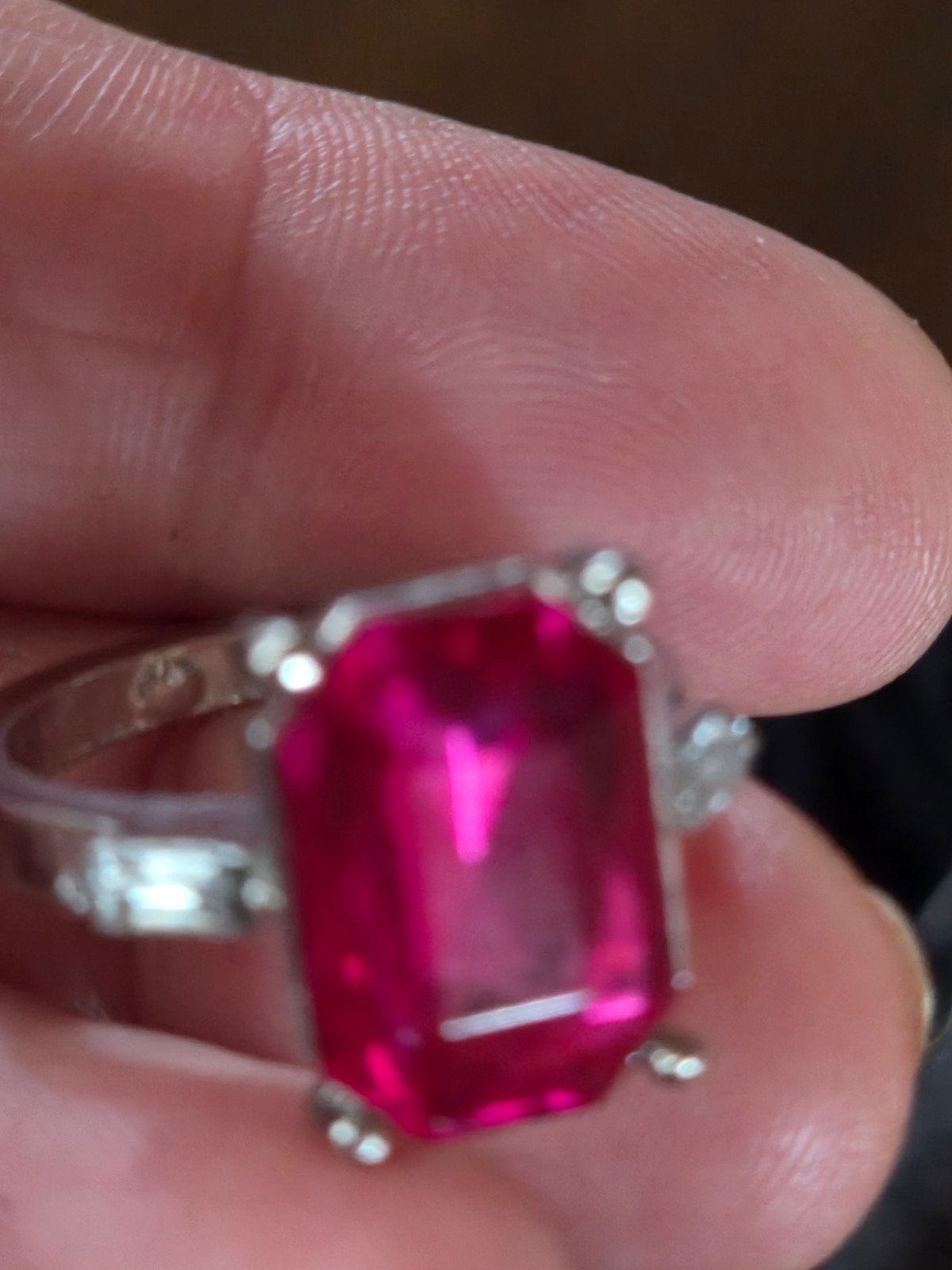 Nieuwe roze ring, maat 17, Overige materialen, Nieuw, Ophalen of Verzenden, 17 tot 18