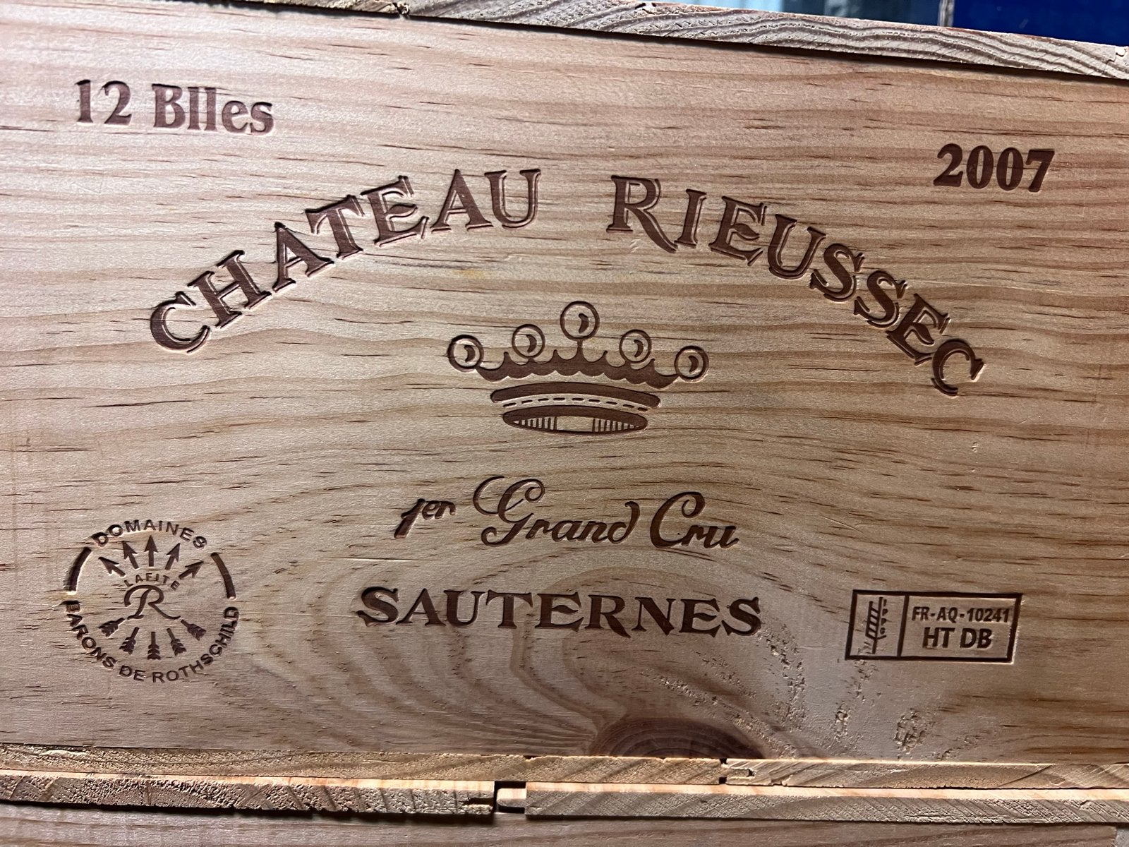Château Rieussec Sauternes 2007 - 1er Grand Cru, Verzamelen, Wijnen, Ophalen, Nieuw, Frankrijk, Witte wijn