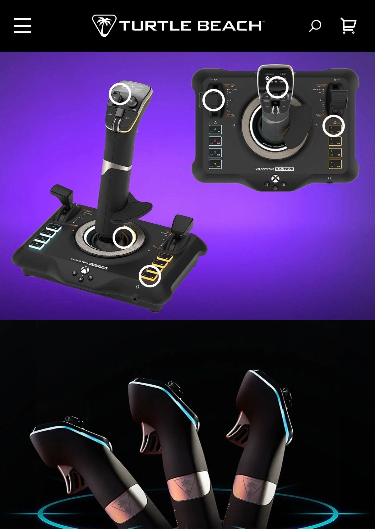 Turtle Beach Velocity ONE voor flightsim pc xbox, Computers en Software, Joysticks, Ophalen of Verzenden, Zo goed als nieuw