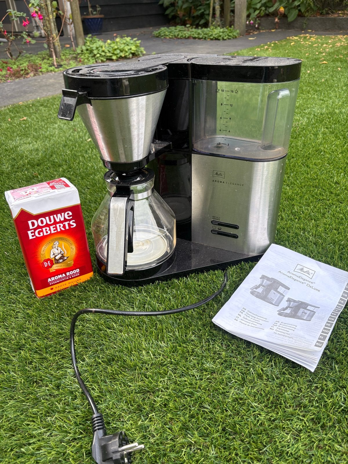 Melitta Aroma Elegance Deluxe filterkoffiezetapparaat, Afneembaar waterreservoir, Gebruikt, 10 kopjes of meer, Koffiemachine