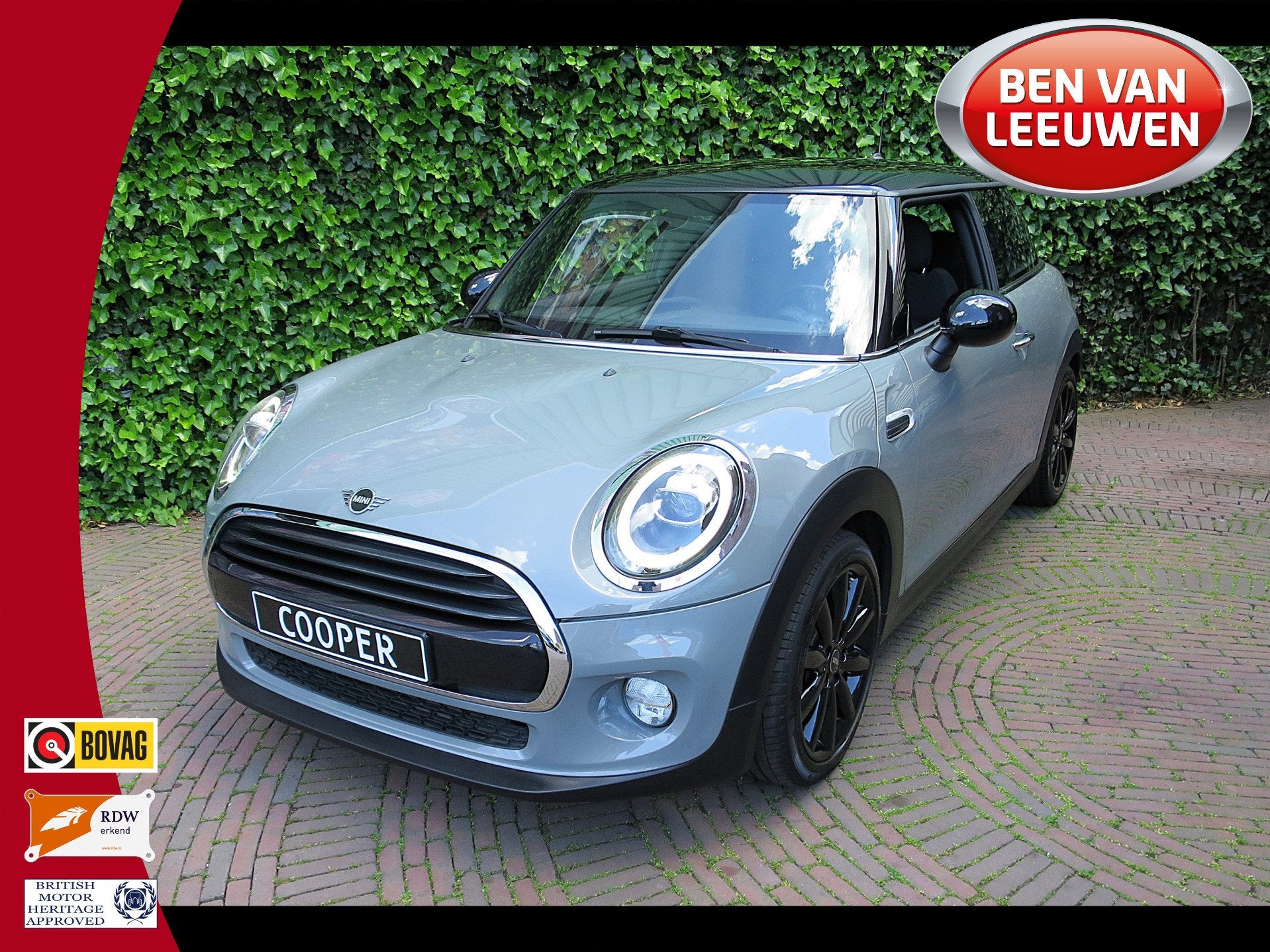 MINI Cooper 1.5 Chili F56 LCI automaat NL-auto, LED, Navi, K, 12 maanden, 136 pk, Gebruikt, 4 stoelen