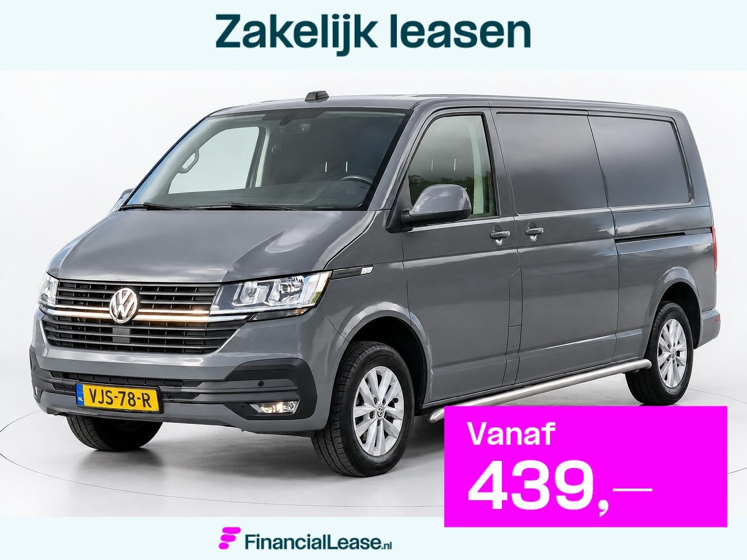 Volkswagen Transporter 2.0 TDI L2H1 150PK DSG HIGHLINE EXEC, Stof, Gebruikt, 4 cilinders, 150 pk