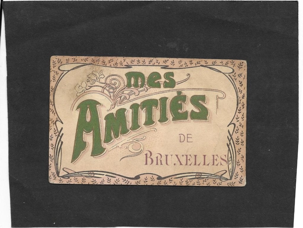 art nouveau postkaart, Antiek en Kunst, Verzenden