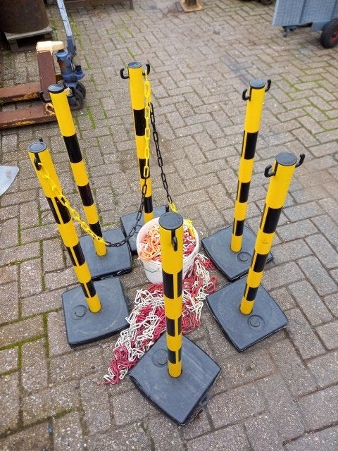 Afzetpaaltjes Kettingpaaltjes Ketting, Ophalen of Verzenden, Gebruikt, Overige