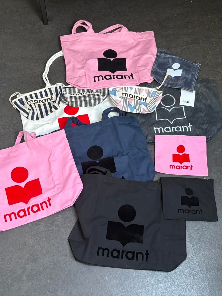 Isabel Marant tassen verzameling (zijn ook los te koop)., Verzenden, Zo goed als nieuw, Overige kleuren