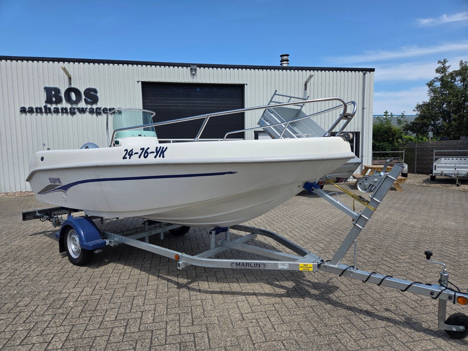 Sportieve Aquamar First bj 2005 ,Honda 20pk Bj 2007,, Watersport en Boten, Vis- en Consoleboten, 10 tot 30 pk, Gebruikt, Viertaktmotor