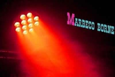 LED Flat Par spot 18x 1W RGB LED's DMX IR, Op=Op, Geluidgestuurd, Nieuw, Info@marbeco.nl, BeamZ