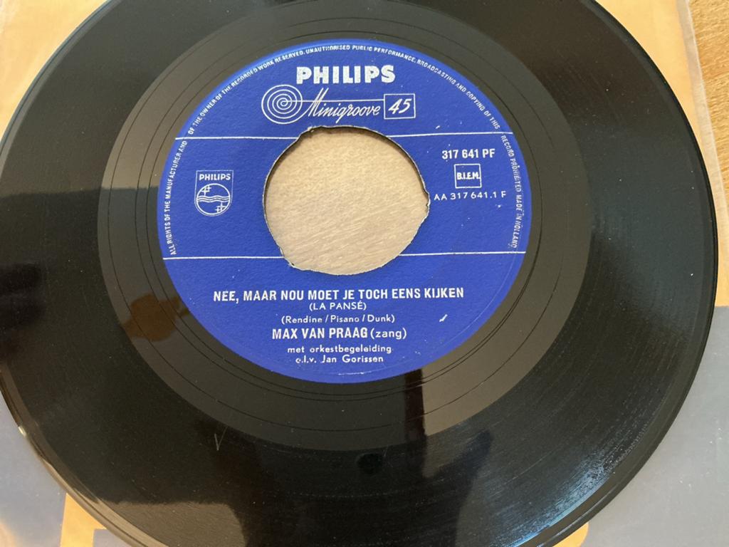 Max van Praag - Nee, maar nou moet je toch eens kijken, Gebruikt, 7 inch, Single, Ophalen of Verzenden
